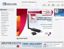 Tablet Screenshot of netcare.com.pk